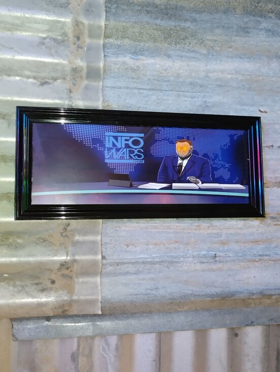 Other - Alex Jones Infowars Cyborg Framed Art Print By Neon Nicho